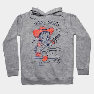 Kitty Wells / Retro Style Country Fan Design Hoodie